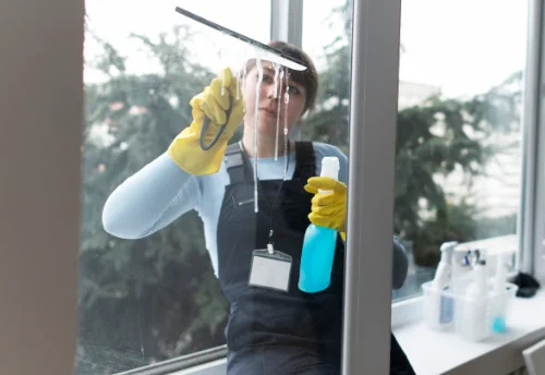 Nettoyage de vitres intérieures et extérieures à Sornay